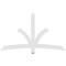 Ekena Millwork Davenport Architectural Grade PVC Gable Bracket, 72"W x 42"H x 2"D x 4"F, 14/12 Pitch GBP072X42X0204DAV00 - alternate 5